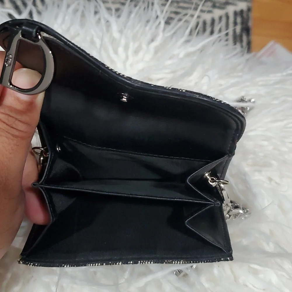 Dior Saddle Wallet, Blue Dior Oblique Jacquard #10054